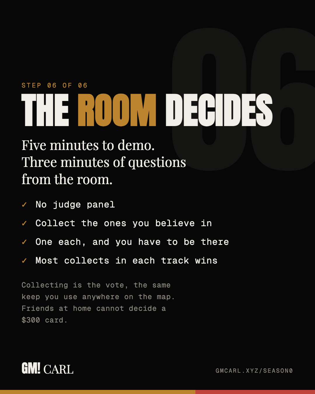 The room decides